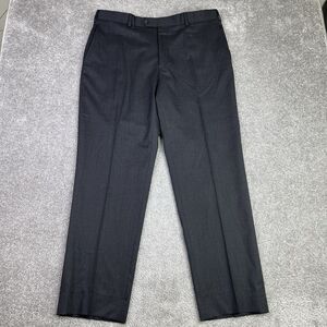 Brooks Brothers 1818 Regent Fit Wool Dress Pants Gray 36X30 Made in Italy
